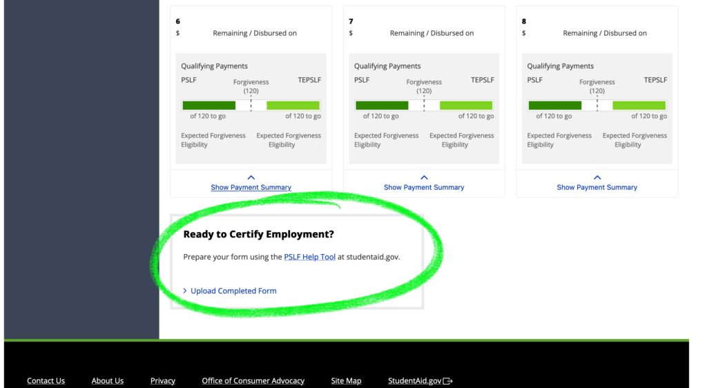 PSLF Tracking & Application – Hold Fast To Dreams